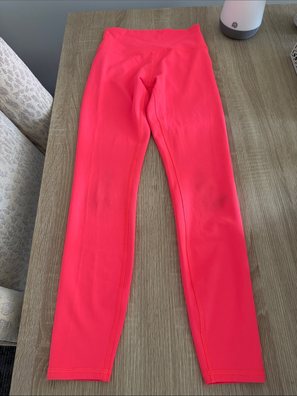 ALO Yoga Neon Coral High-Waist Leggings